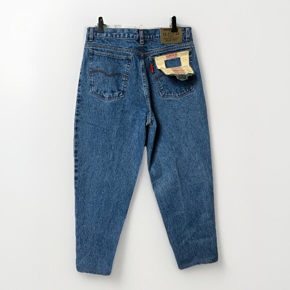 Vintage Well Off Jeans Deadstock NWT 90s High Rise Tapered Leg Denim Dad Mom - Picture 1 of 9